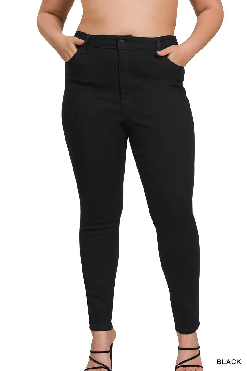 Black High Rise Skinny Jean