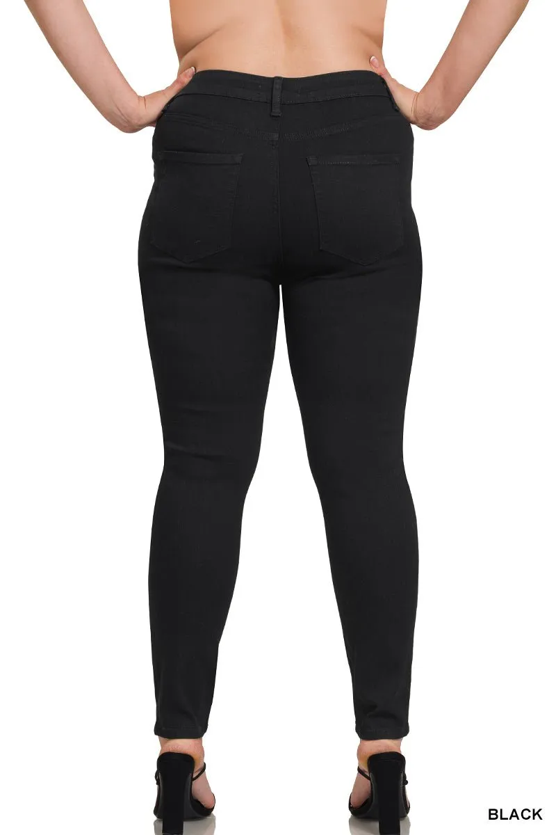 Black High Rise Skinny Jean
