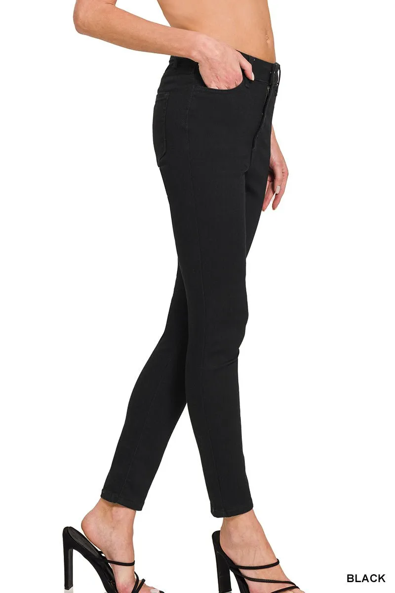 Black High Rise Skinny Jean