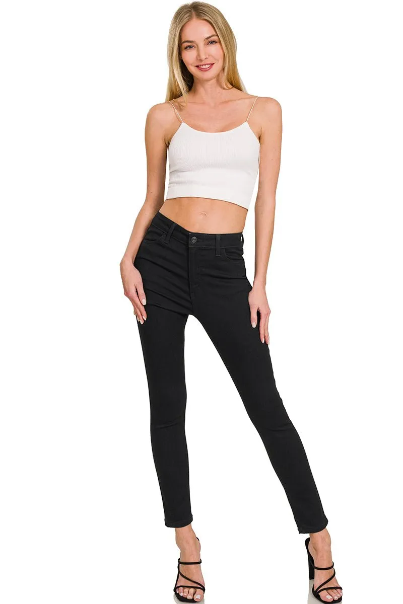 Black High Rise Skinny Jean