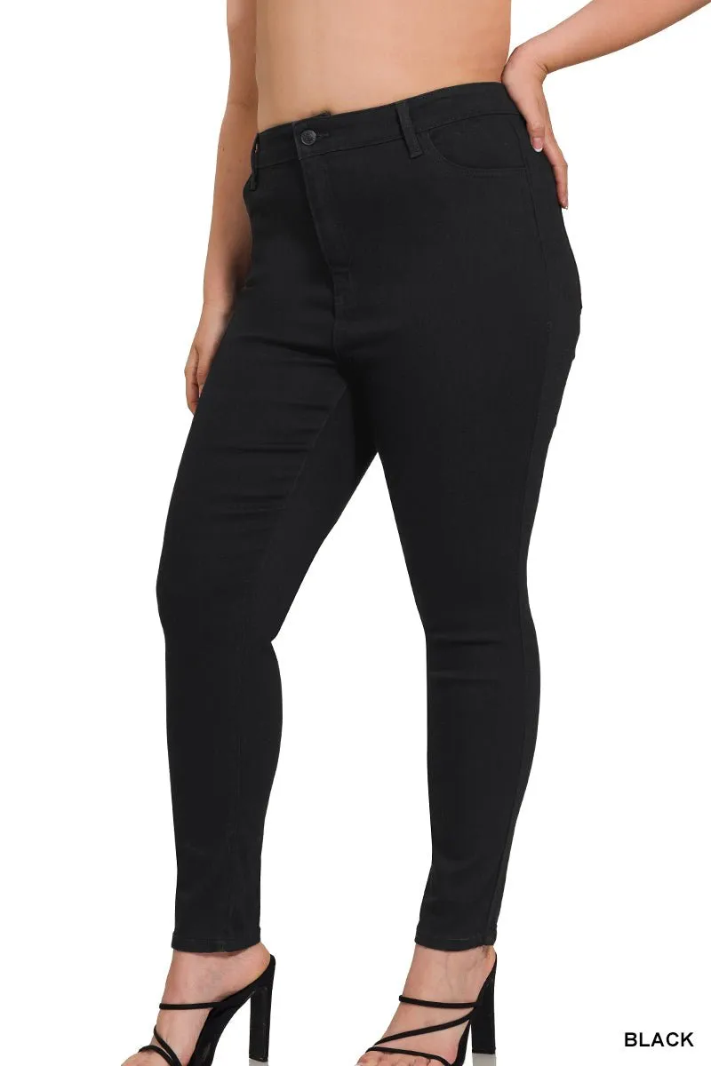 Black High Rise Skinny Jean