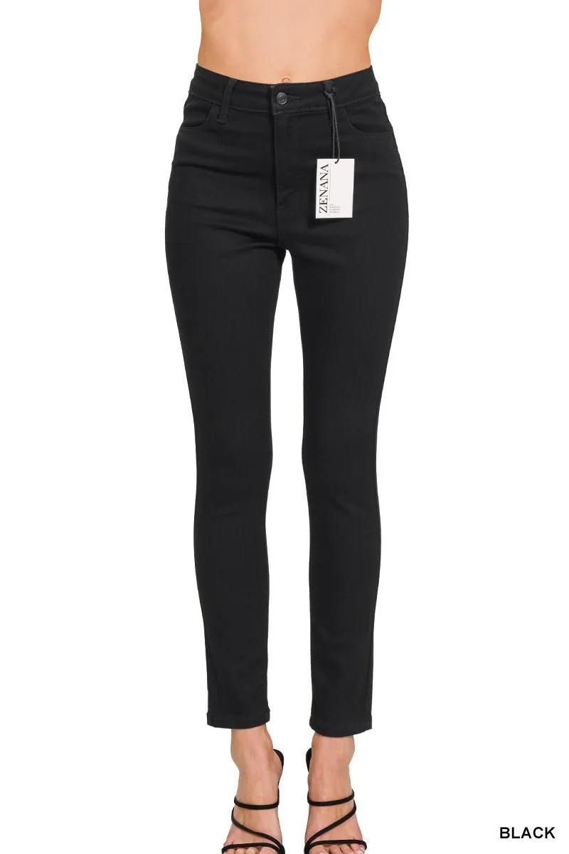 Black High Rise Skinny Jean