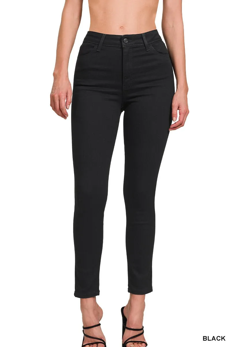 Black High Rise Skinny Jean