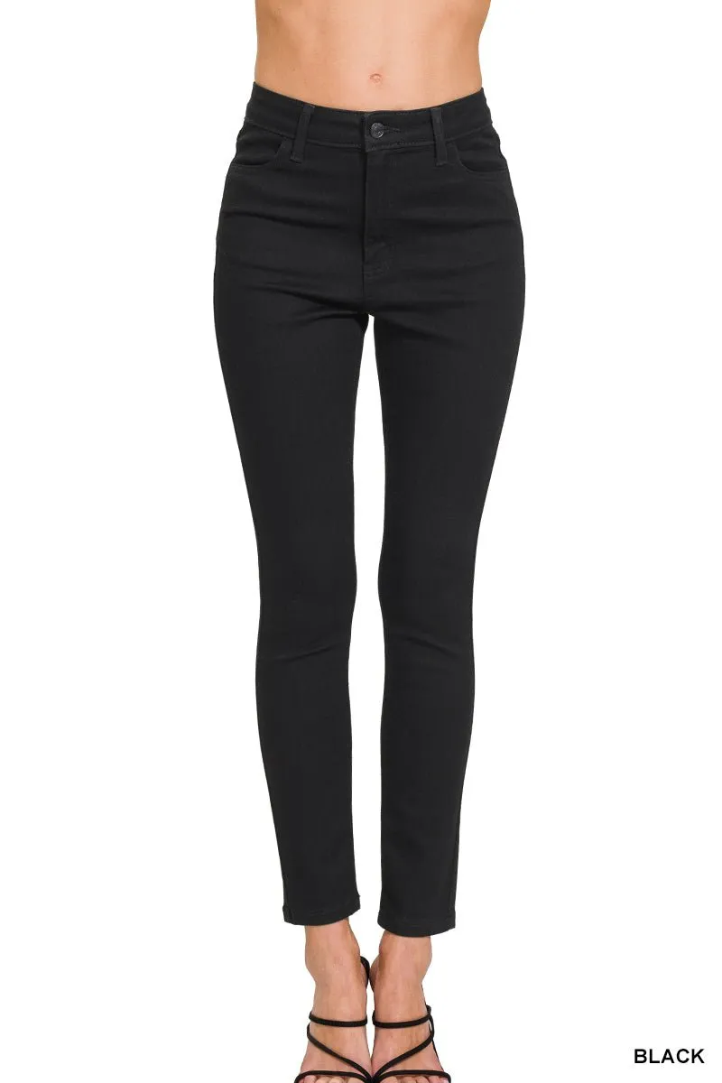 Black High Rise Skinny Jean