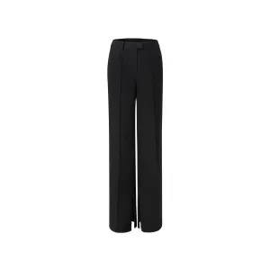 Black Low-rise Tailored Trousers