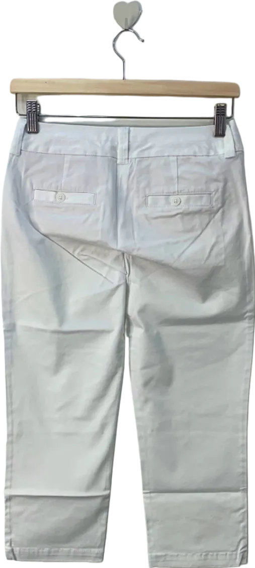 Boden White Straight Leg Trousers UK 14L
