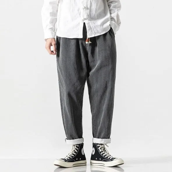 CLASSIC TAPERED DENIM PANTS