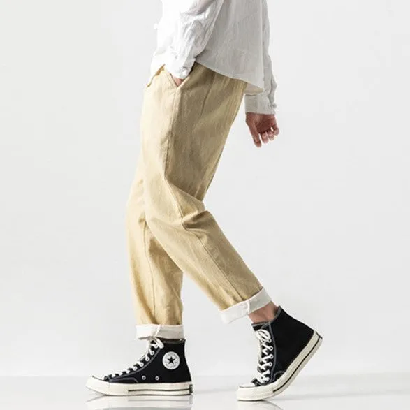 CLASSIC TAPERED DENIM PANTS