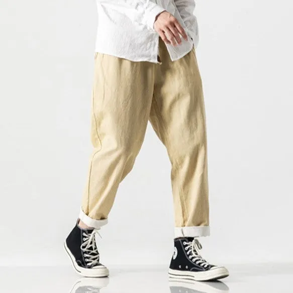 CLASSIC TAPERED DENIM PANTS