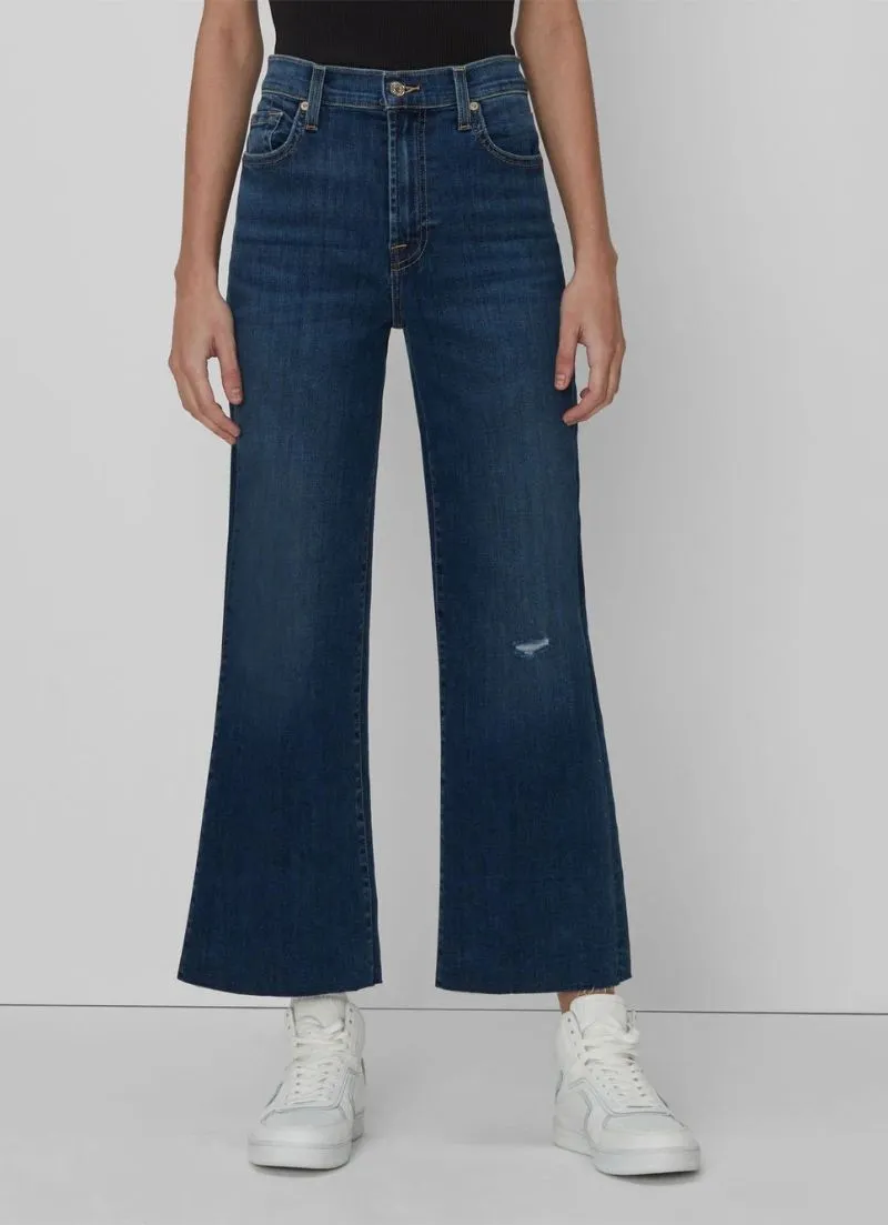 Cropped Alexa Cut Hem | Norton Blue