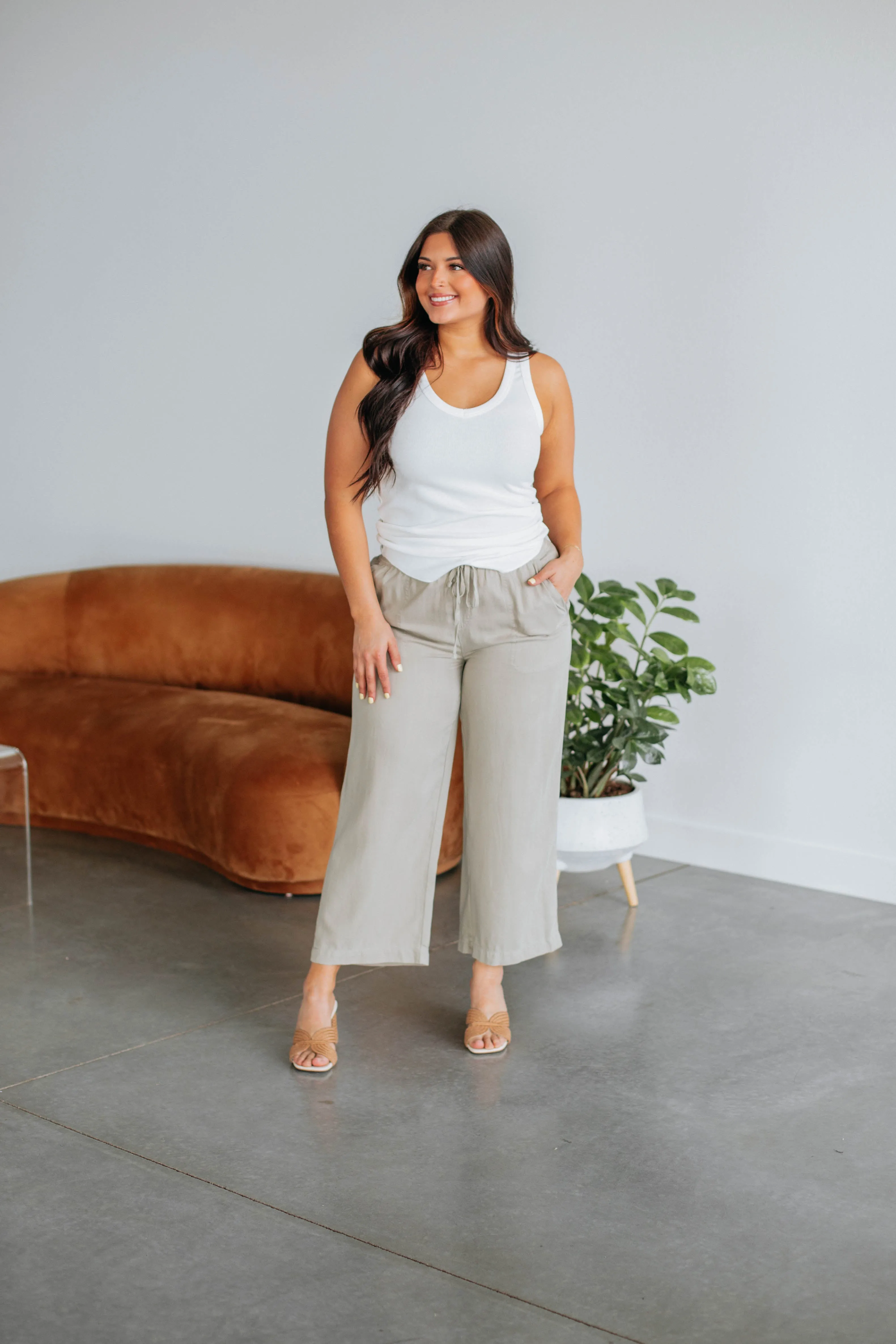 Duncan Casual Pants - Light Olive