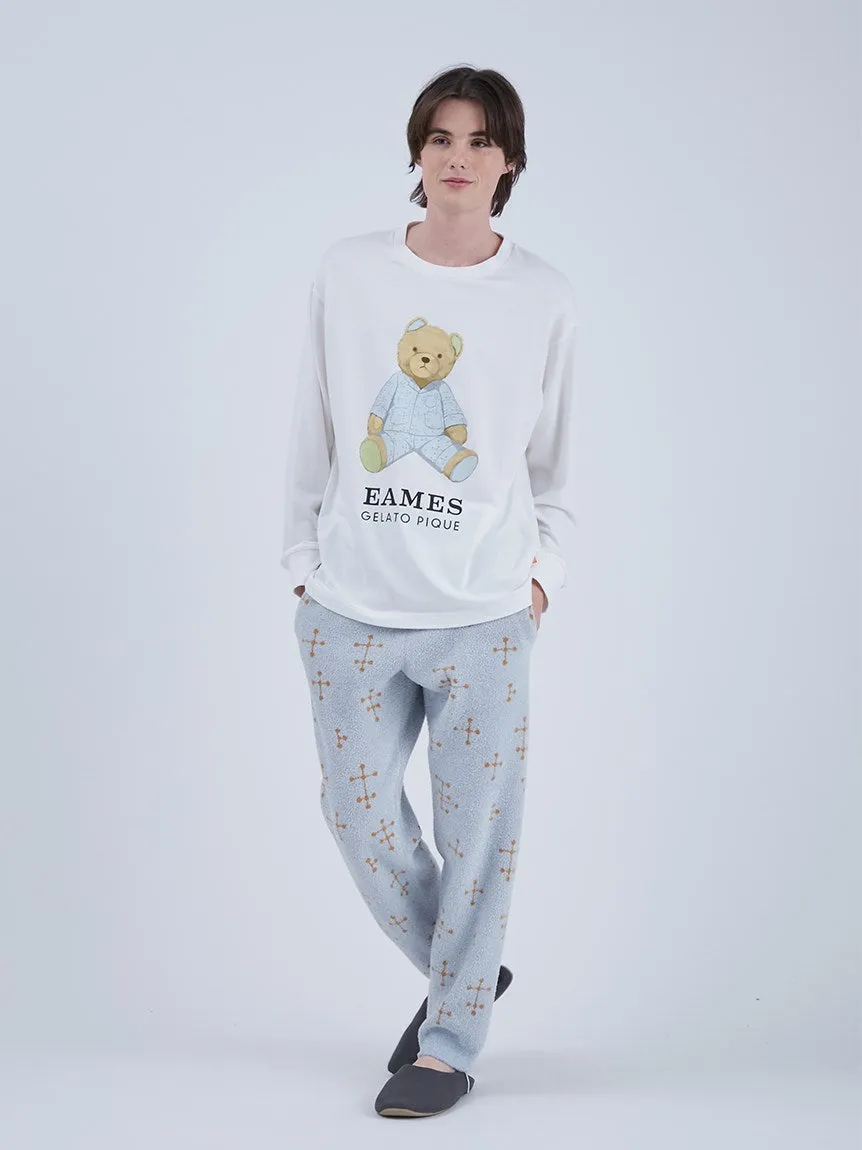EAMES MENS Smoothie Jacquard Fluffy Long Pants