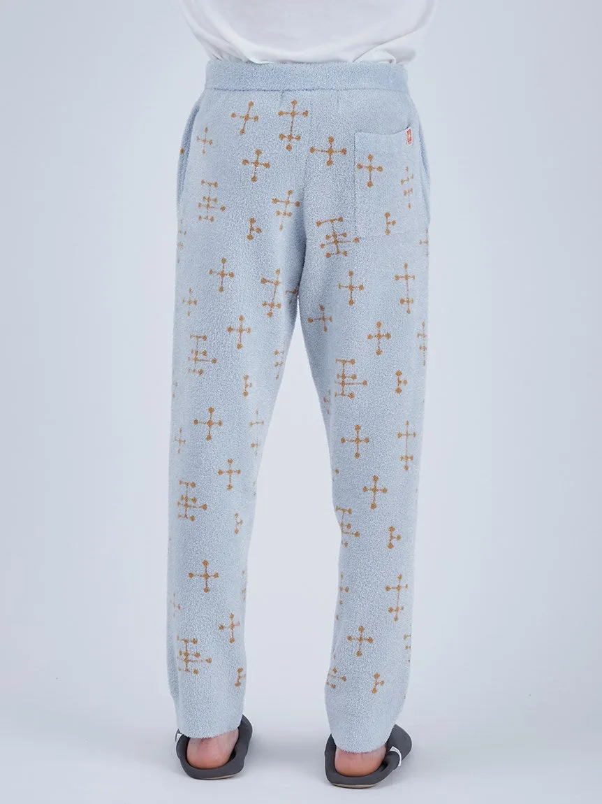 EAMES MENS Smoothie Jacquard Fluffy Long Pants