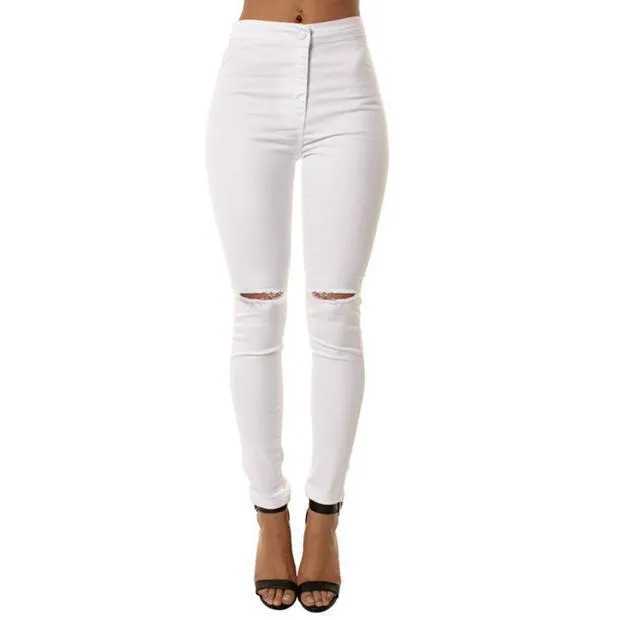 Fashion queen Ripped Jeans - girl season boutique