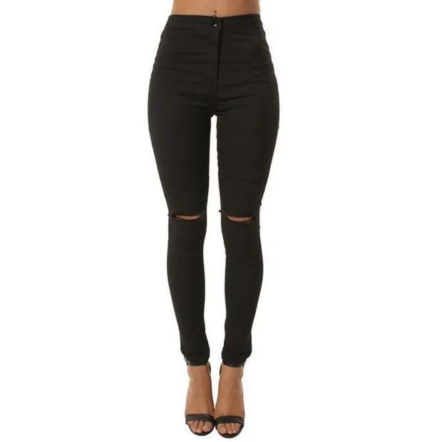 Fashion queen Ripped Jeans - girl season boutique
