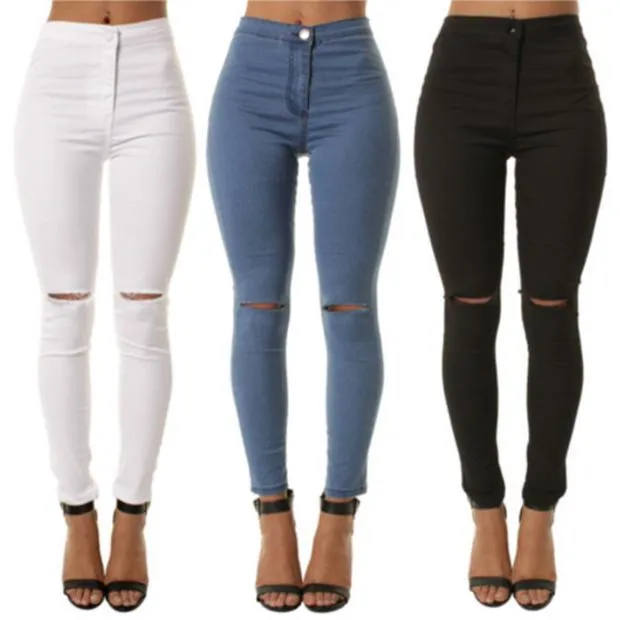 Fashion queen Ripped Jeans - girl season boutique