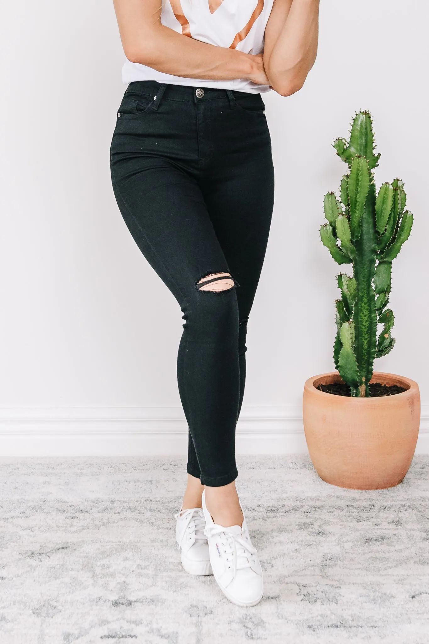 Hatcher Ripped Jeans - Black