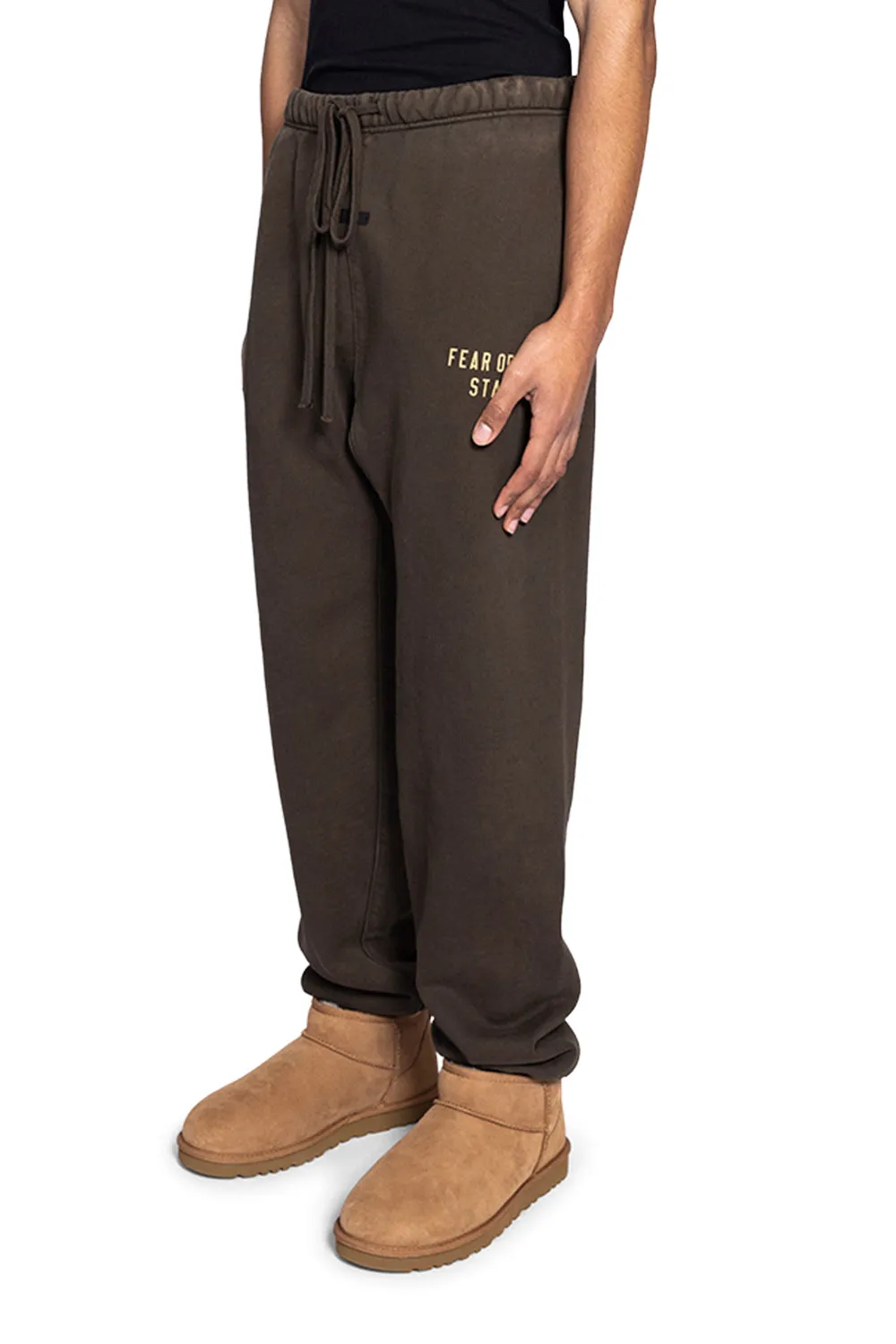 HEAVY FLEECE ESSENTIALS SWEATPANT BROWN