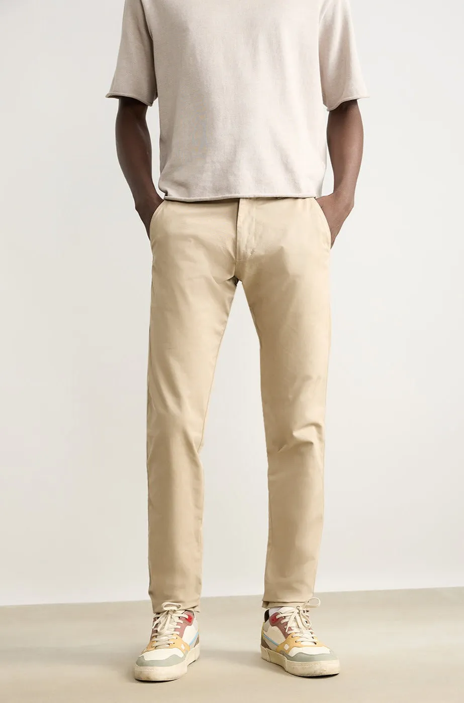 Men's Ecru Summer Pants