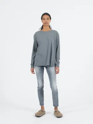 Mini Skinny in Stone Wash Grey