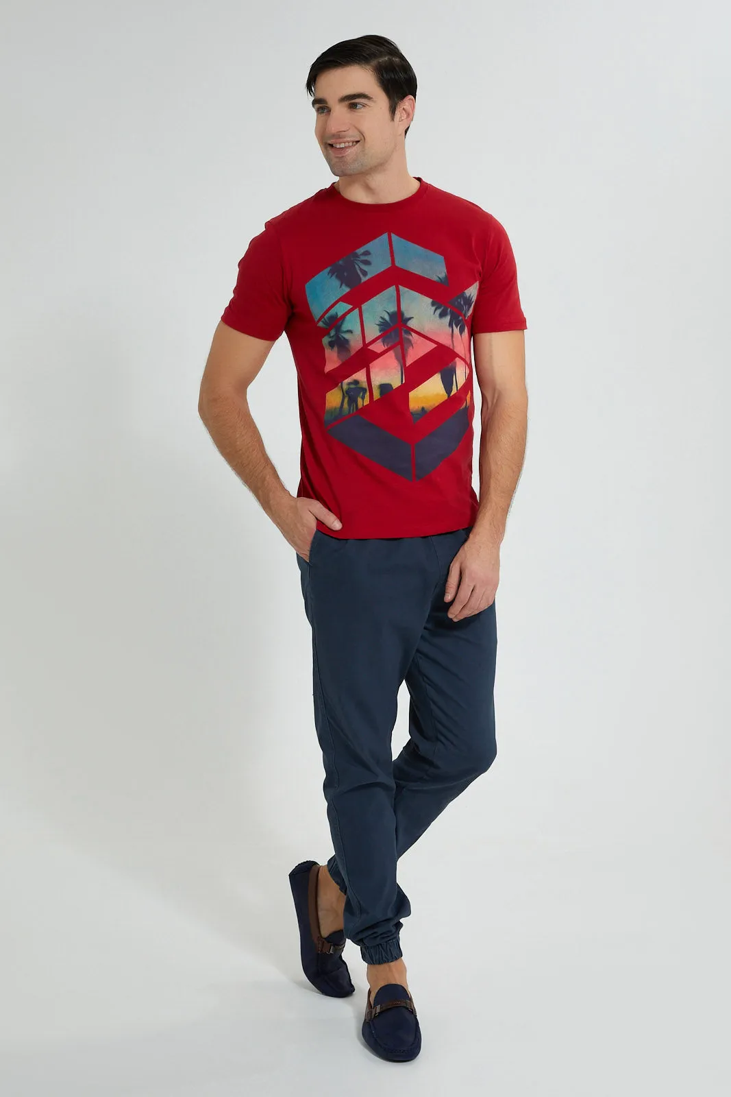 Navy Slim Fit Jogger