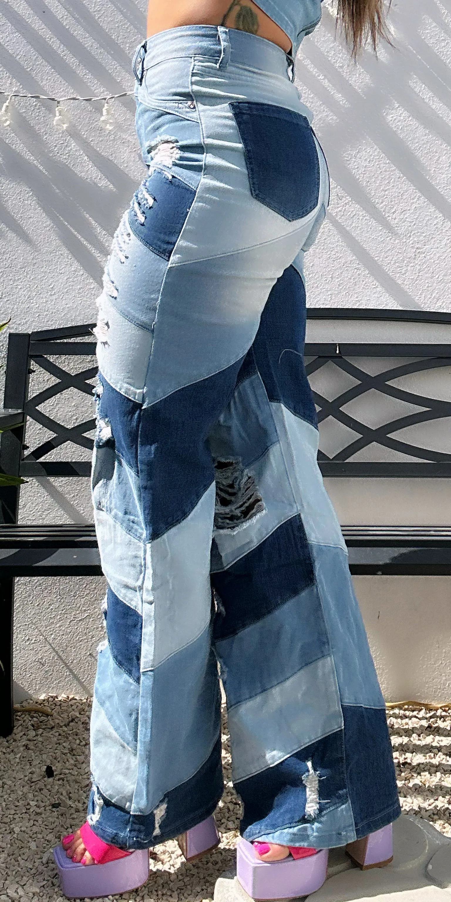 Patches Denim Jeans