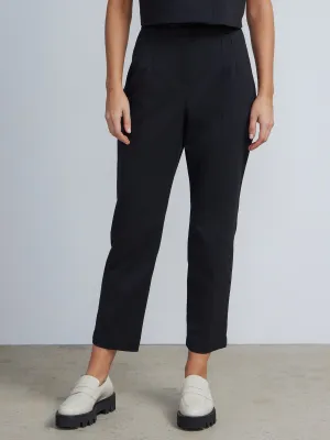 Pleated Straight Leg Pants