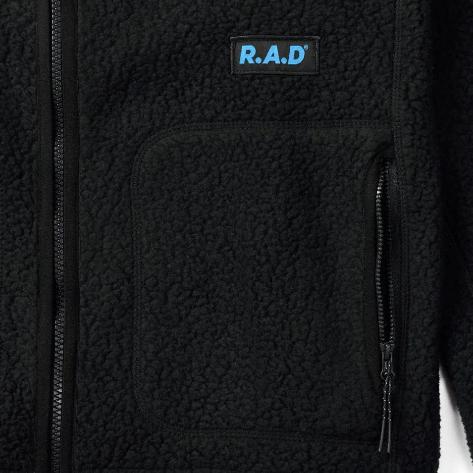 POLARTEC® FULL-ZIP FLEECE OFF BLACK