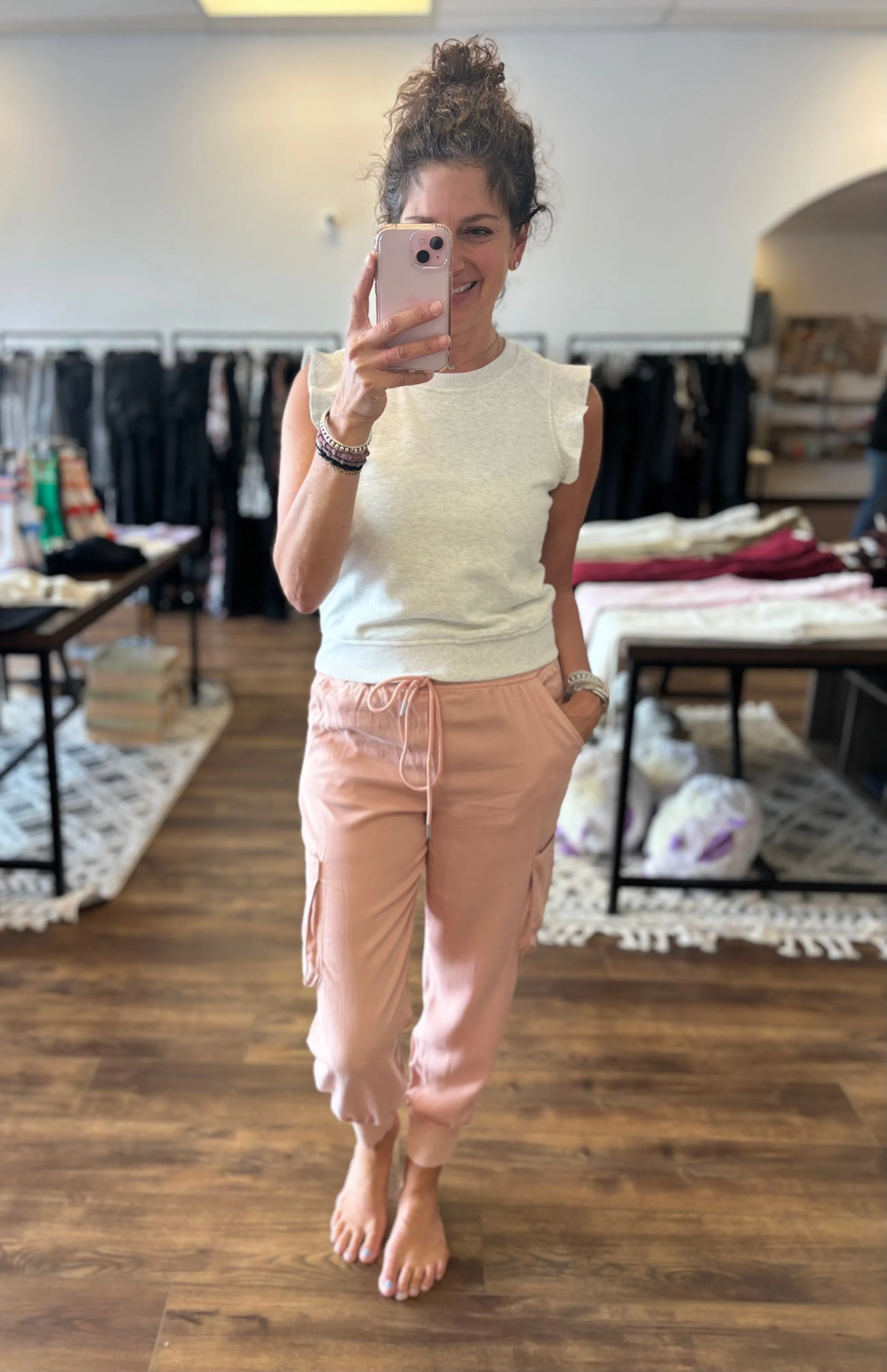 Risen - High Rise Cargo Joggers