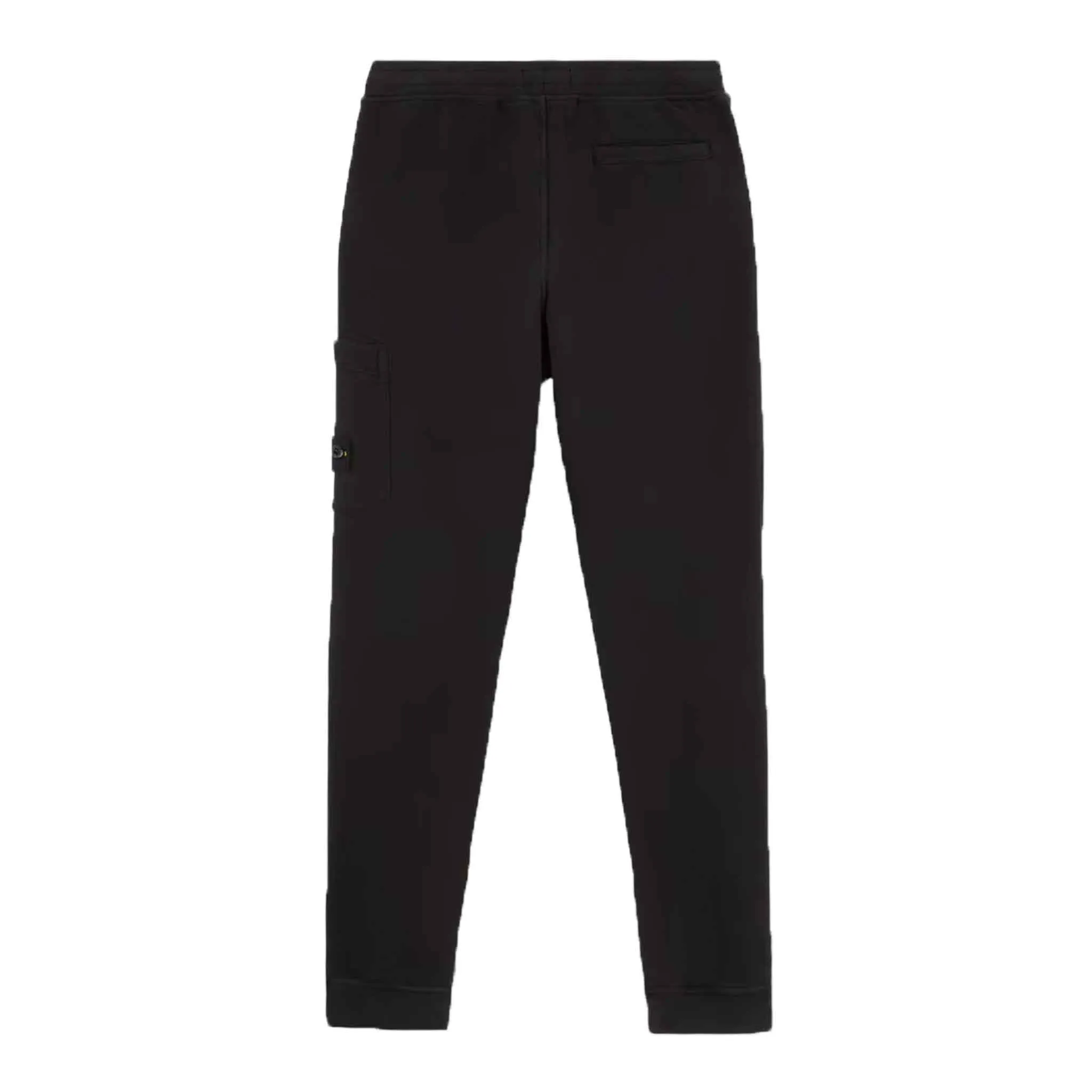 Stone Island Junior Cotton Fleece Sweatpants in Black