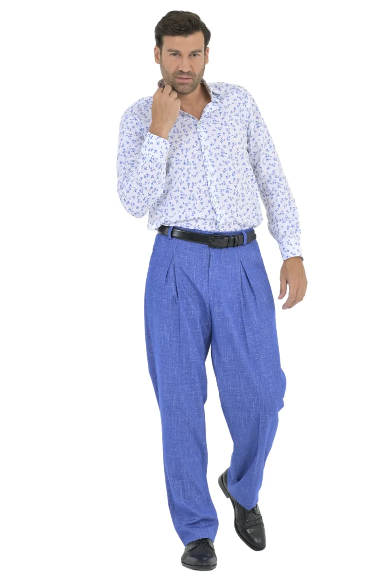 Tango Pants With Front And Back Pleat