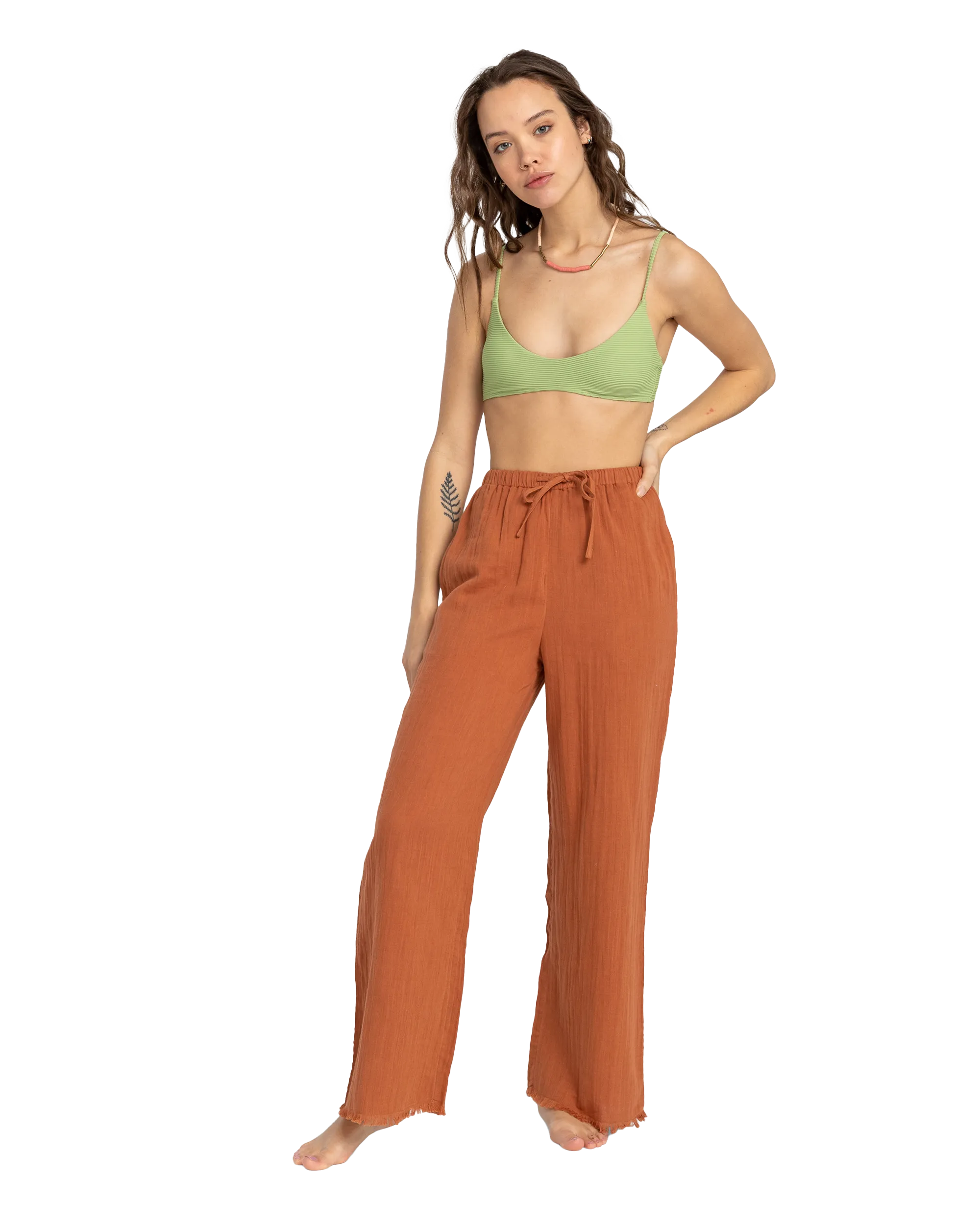 That Smile Trousers in Golden Brown