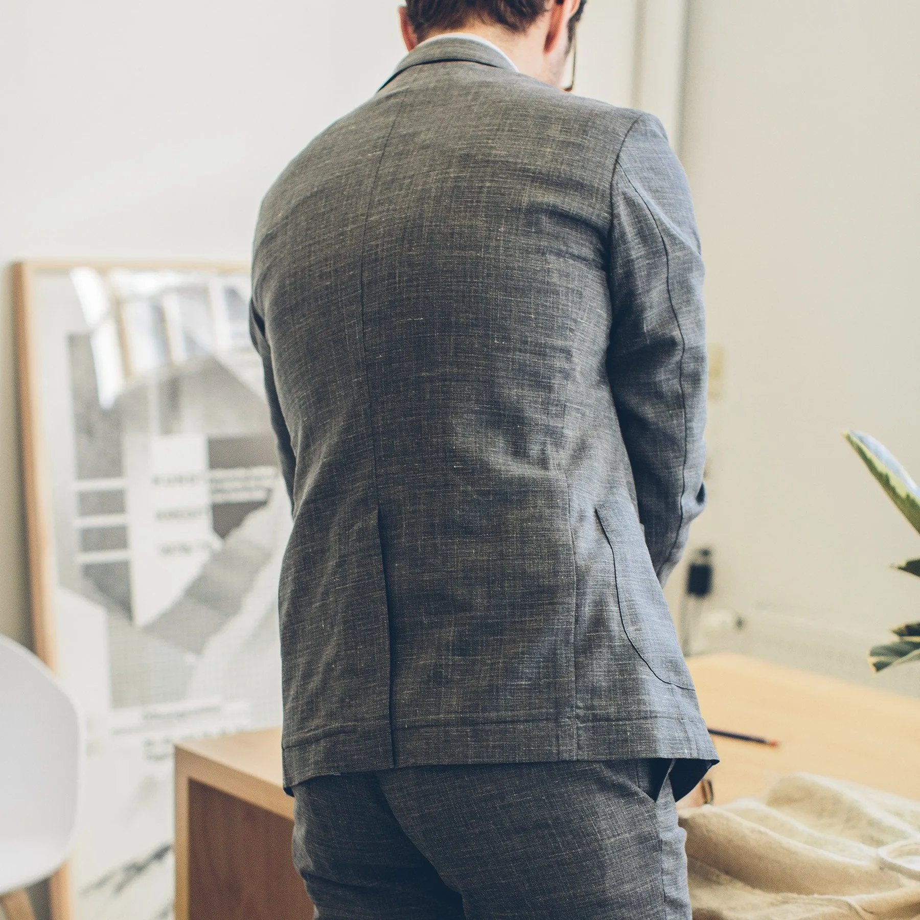 The Telegraph Jacket in Charcoal