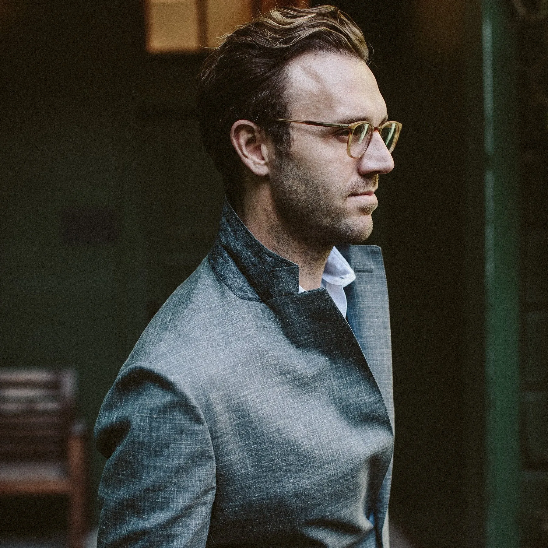 The Telegraph Jacket in Charcoal