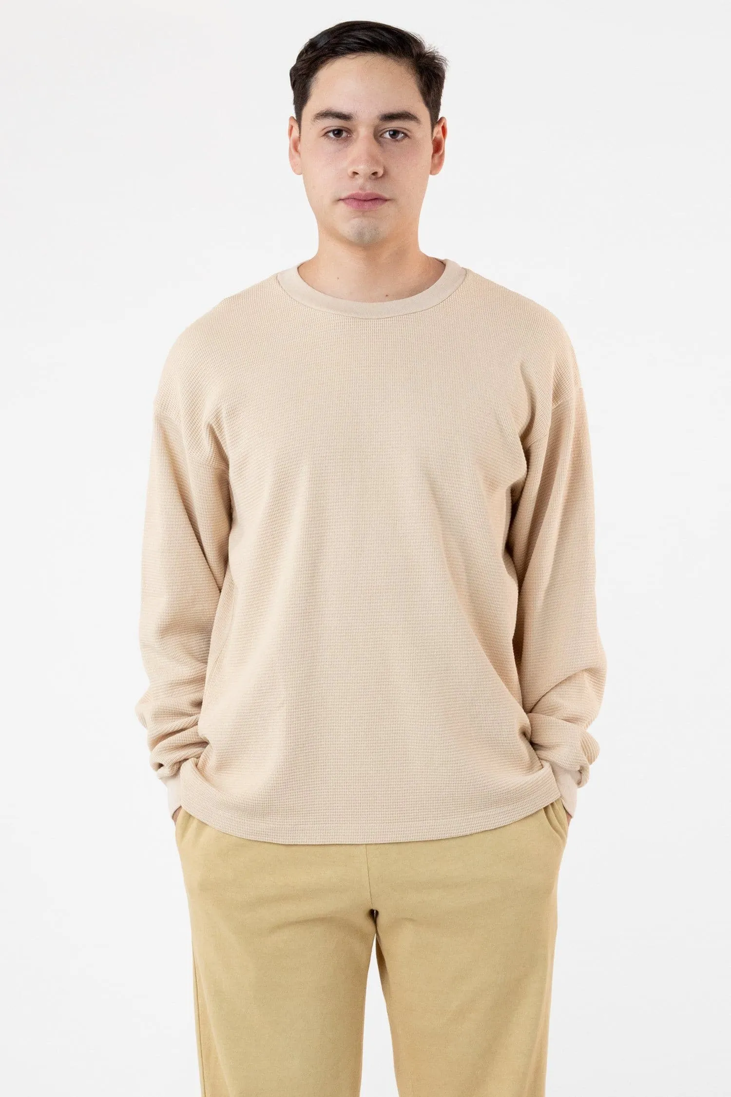 TX407GD Mix - Long Sleeve Heavy Thermal Crew Neck