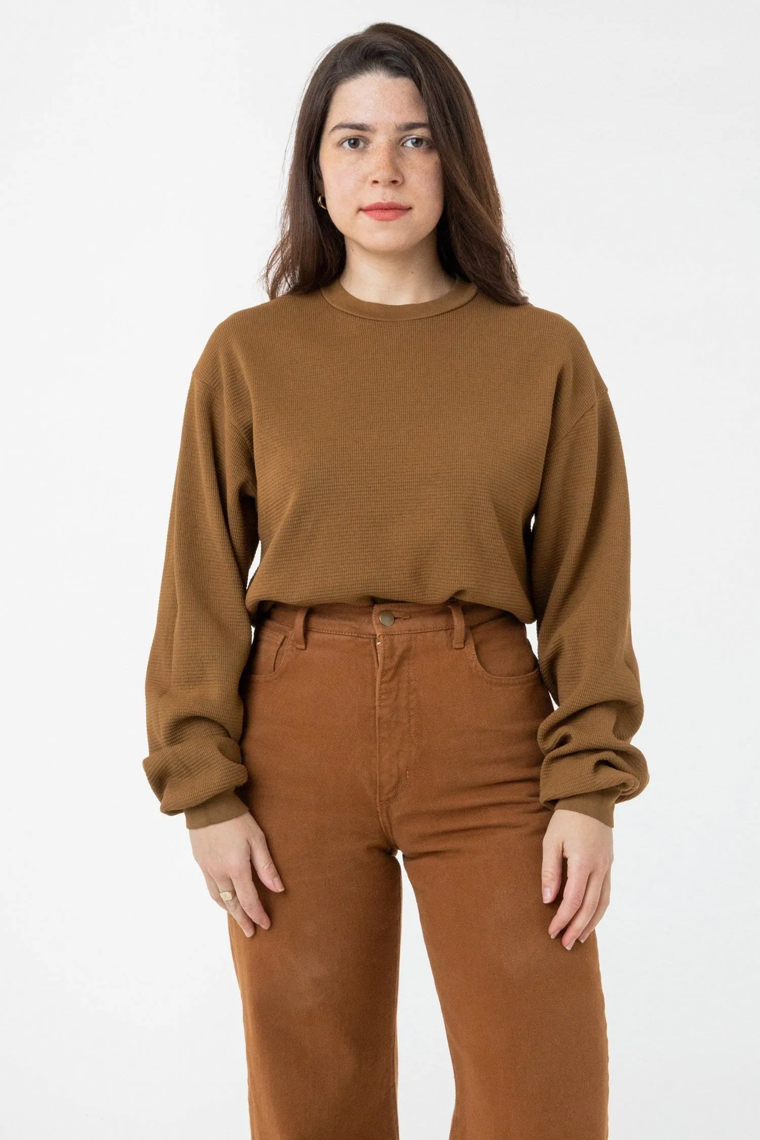 TX407GD Mix - Long Sleeve Heavy Thermal Crew Neck