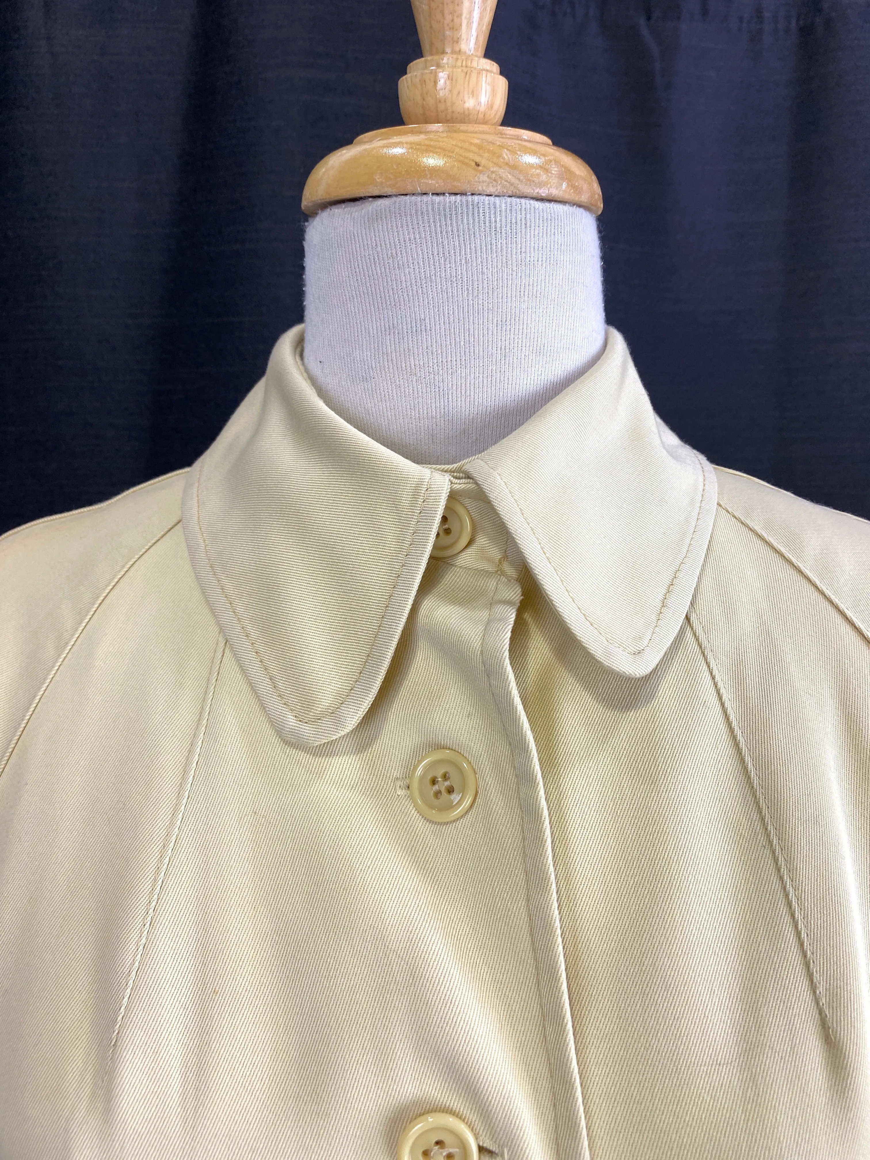 Vintage 1970s Cream 2-Piece Safari Jacket & Pants Set, XS