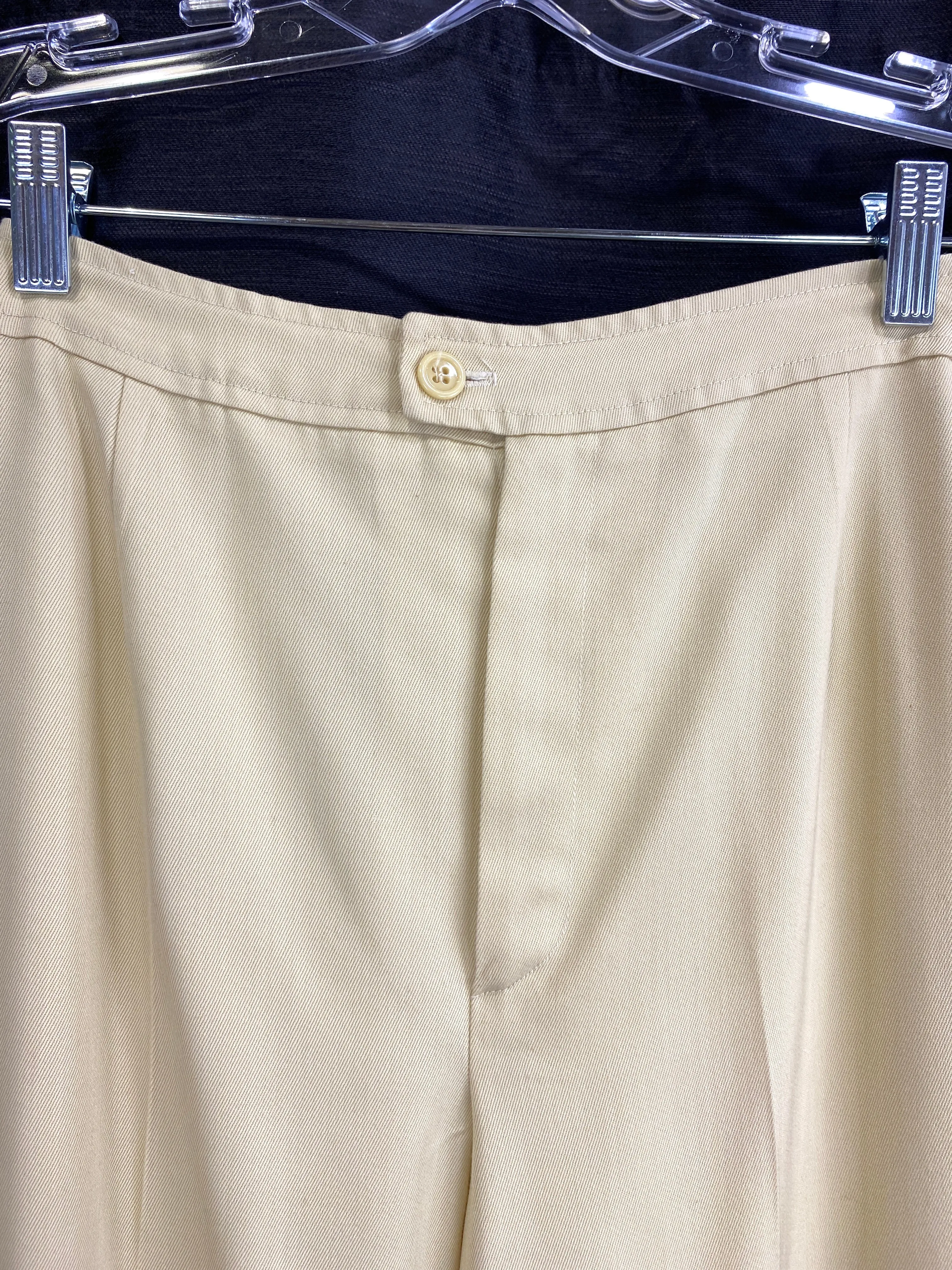 Vintage 1970s Cream 2-Piece Safari Jacket & Pants Set, XS